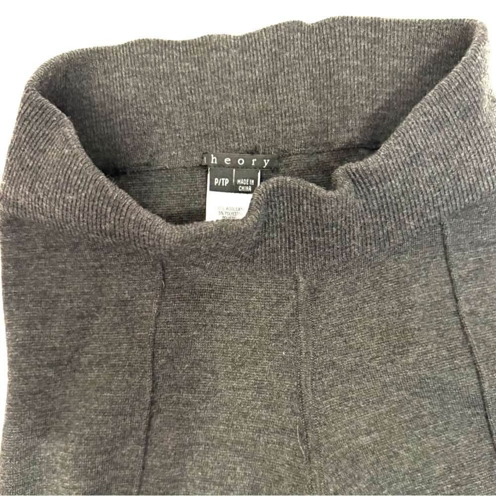 Theory Charcoal Gray Wool Sweater Leggings